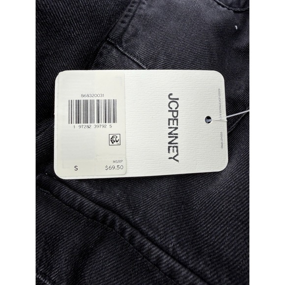 Levi Strauss Co Western Denim Shirt Black Pearl Snap Button Women Size Small New - Picture 7 of 10